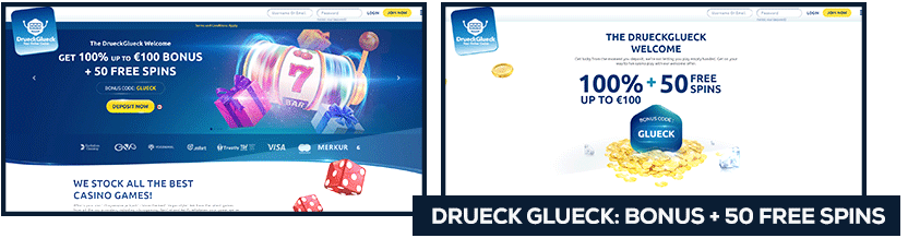 drueck glueck free spins