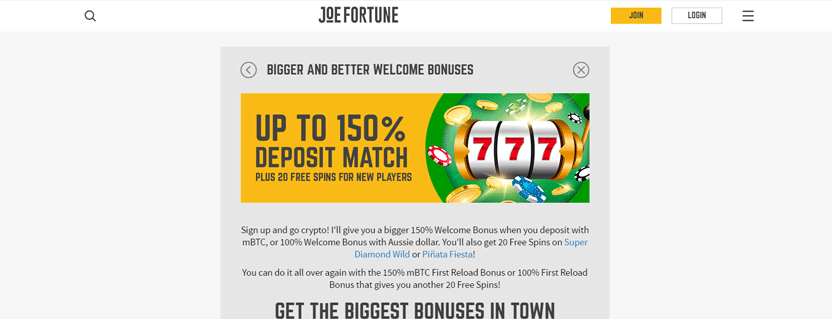 joe-fortune-casino-bitcoin-bonus