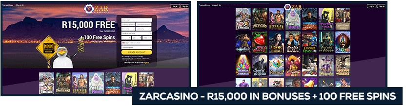 screenshot zar casino