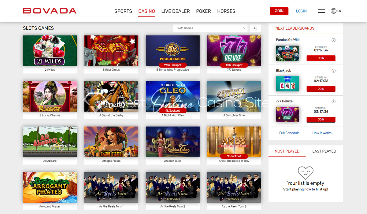 Bovada Casino Review in 2020 | Play With a $3000 Welcome Bonus