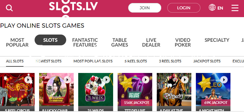 image of slots lv free online casino games