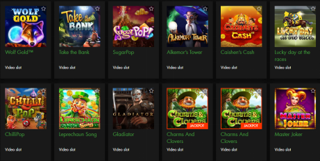 slots titles available on rich casino