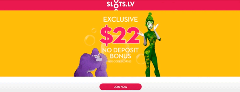 slots lv no deposit bonus