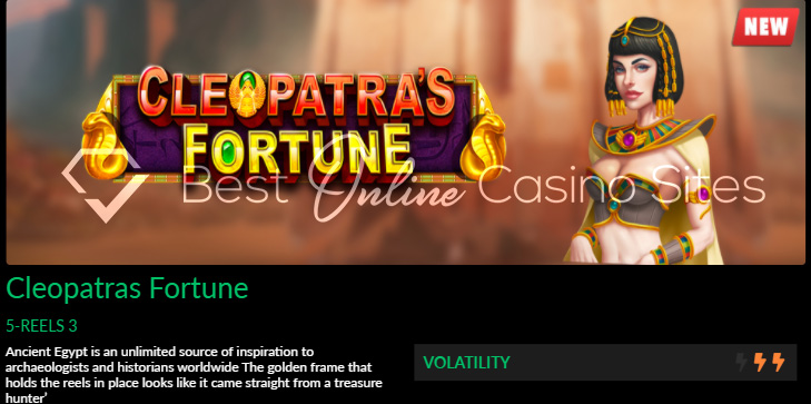 cleopatras fortune slot game by dragongaming at wild casino