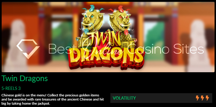 twin dragons slot game by dragongaming at wild casino