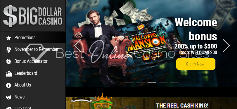 Image of Big Dollar Casino on Mobile