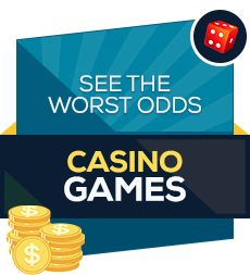 The worst odds casino games badge