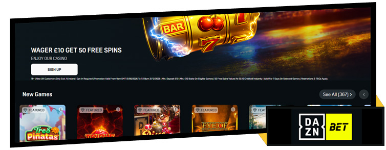 daznbet casino home page