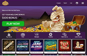 Mummy's Gold website