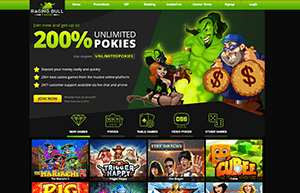 Raging Bull Casino website