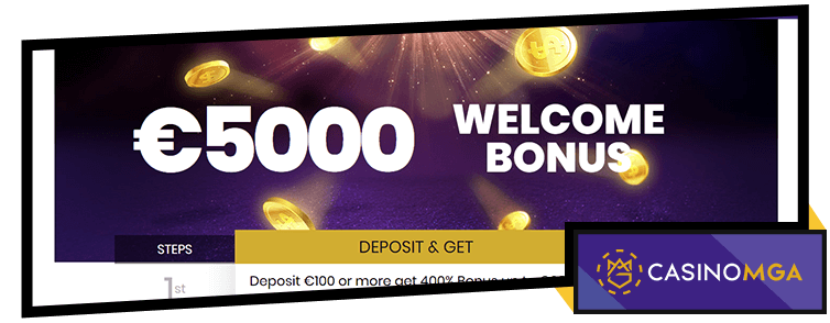 CasinoMGA Welcome Bonus CasinoMGA Welcome Bonus