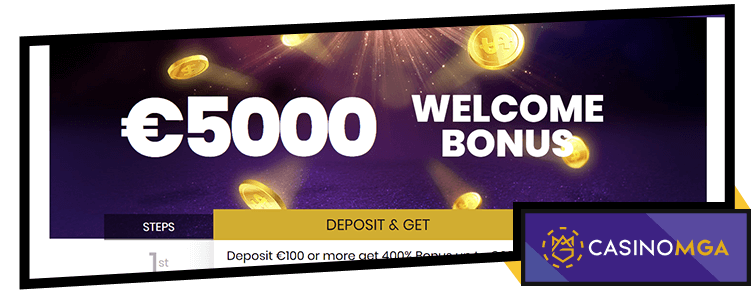 CasinoMGA Welcome Bonus