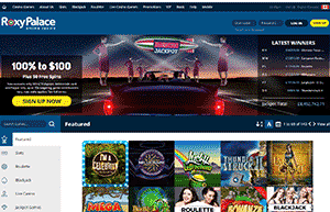 roxy palace casino website