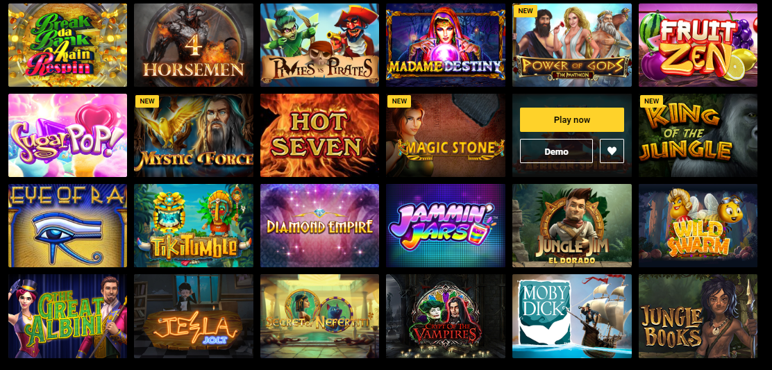 slot games library